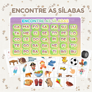 Encontre as Sílabas | Recurso para Alfabetização