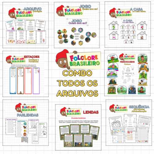 COMBO COMPLETO – FOLCLORE BRASILEIRO
